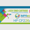 HP 26A Toner HP CF226A Black Pour HP HP LaserJet Pro M402 M426 3100 pages